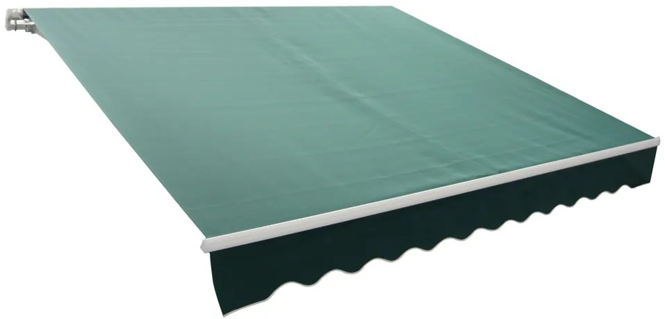 Copertină verde - 2,95 x 2 m