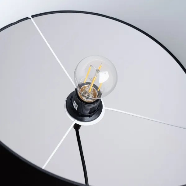 Lustră pe cablu Sollux SL.1406 NOVA 1xE27/15W/230V d. 40 cm negru