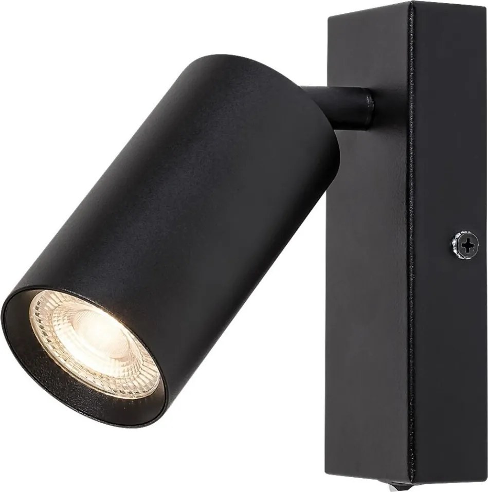 Aplica cu spot directionabil design modern SOLO negru