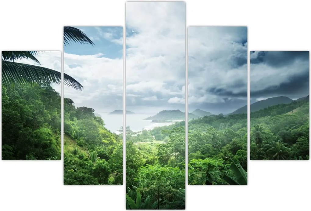 Tablou -Jungla din Seychelles (150x105 cm)
