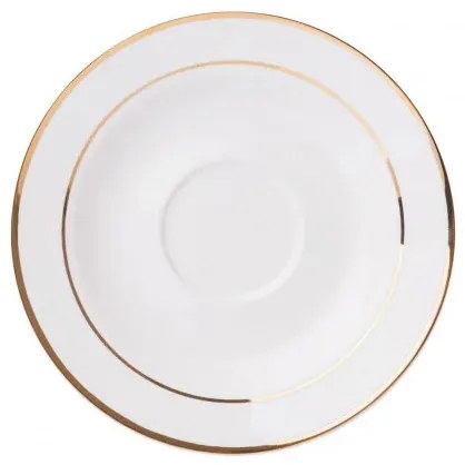 Set servire ceai sau cafea, 12 piese, 6 persoane, Aura Gold