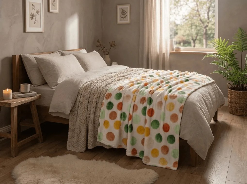 Patura microplus DOTELLA, colorata Dimensiune: 150 x 200 cm