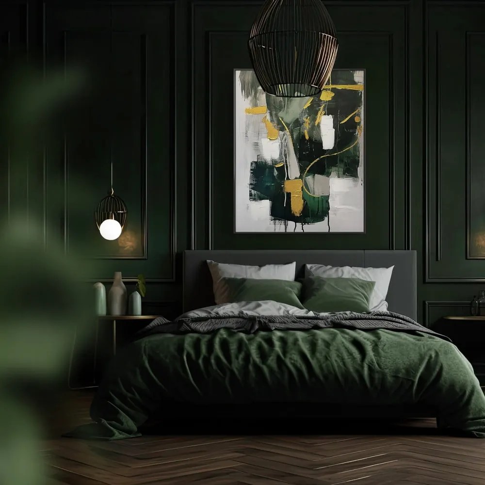 Tablou cu detalii pictate manual 70x100 cm For – Styler