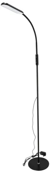 Lampadar LED dimabil TEILO LED/10W/230V 3000/4000/6500K negru + telecomandă