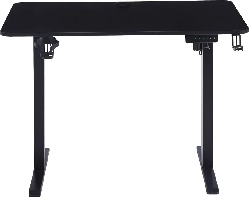 ELEVON WX-009 – Birou Reglabil Electric, Înălțime Reglabilă 72–118 cm, Blat Monobloc PAL de Înaltă Densitate 15 mm, Cadru Metalic din Oțel 65×45 mm, Panou Electronic, 120 × 60 cm, Negru