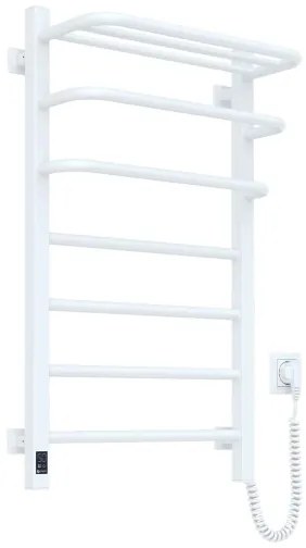 Radiator electric pentru baie FORTIS cu termostat, 350 W/230 V, 80,6 cm, IP44, alb, montaj pe partea dreaptă