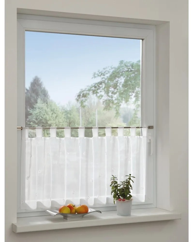 Perdea albă 48x140 cm Voile - Gardinia