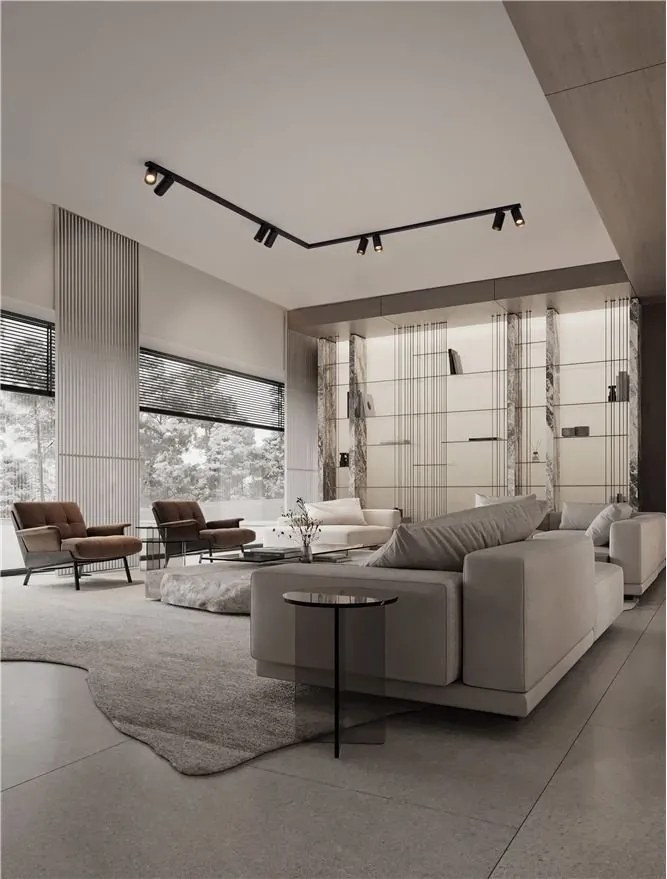 Lustra cu 8 Spoturi directionabile stil minimalist OSO, NVL-9030918