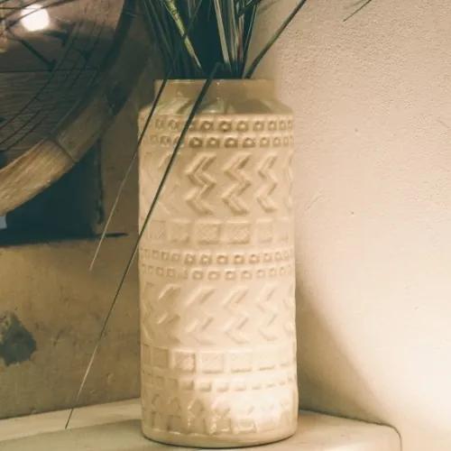 Vaza Boho din ceramica 15x34.5 cm