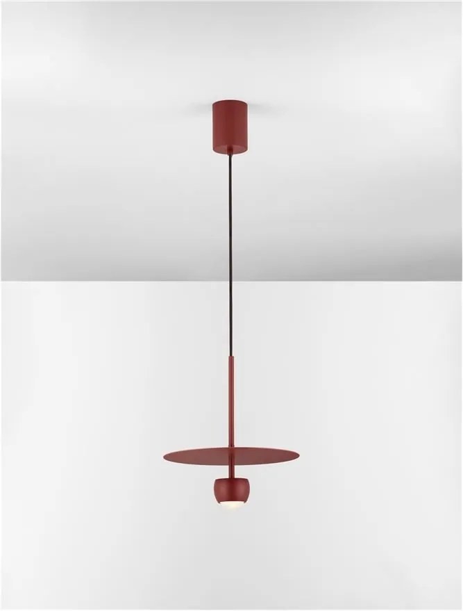 Pendul LED stil minimalist EDEM rosu