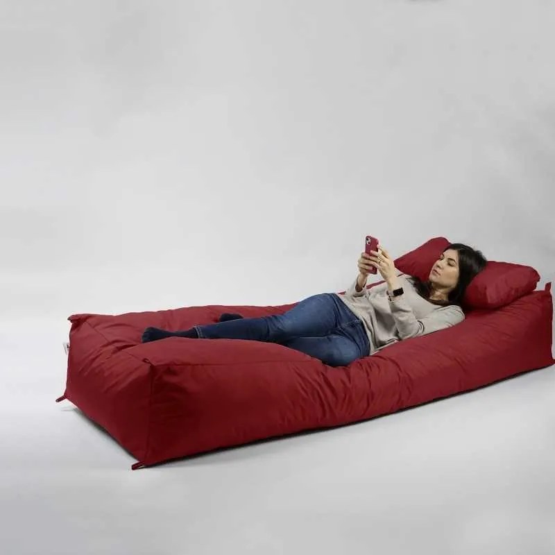 Fotoliu Yoga XL si Perna, Material Impermeabil - Panama Red