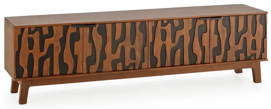 Comodă TV maro din lemn de mango 180x50x40 cm Kantu – MOME