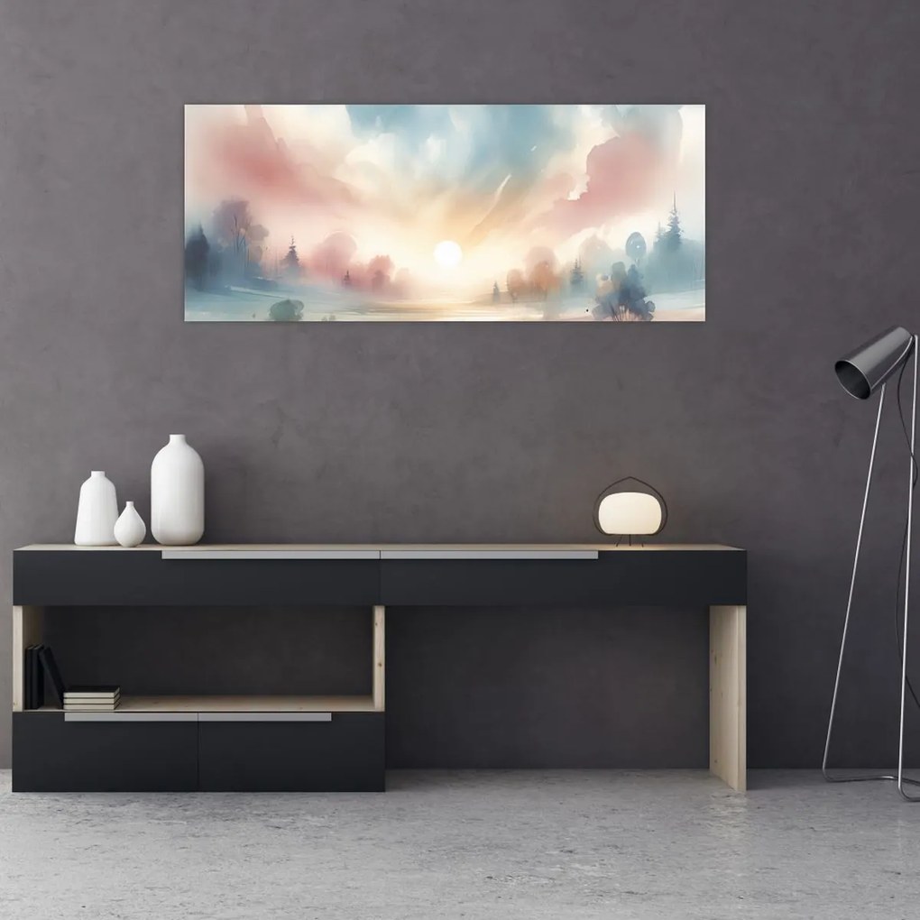 Tablou - Peisaj elegant (120x50 cm)