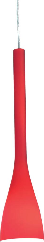 Suspensie Ideal Lux Flut SP1 Small, 1x60W, 10.5x44-110cm, rosu