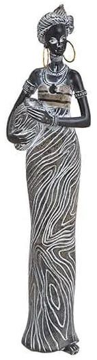 ​Statueta femeie africana 9/38/7 cm​