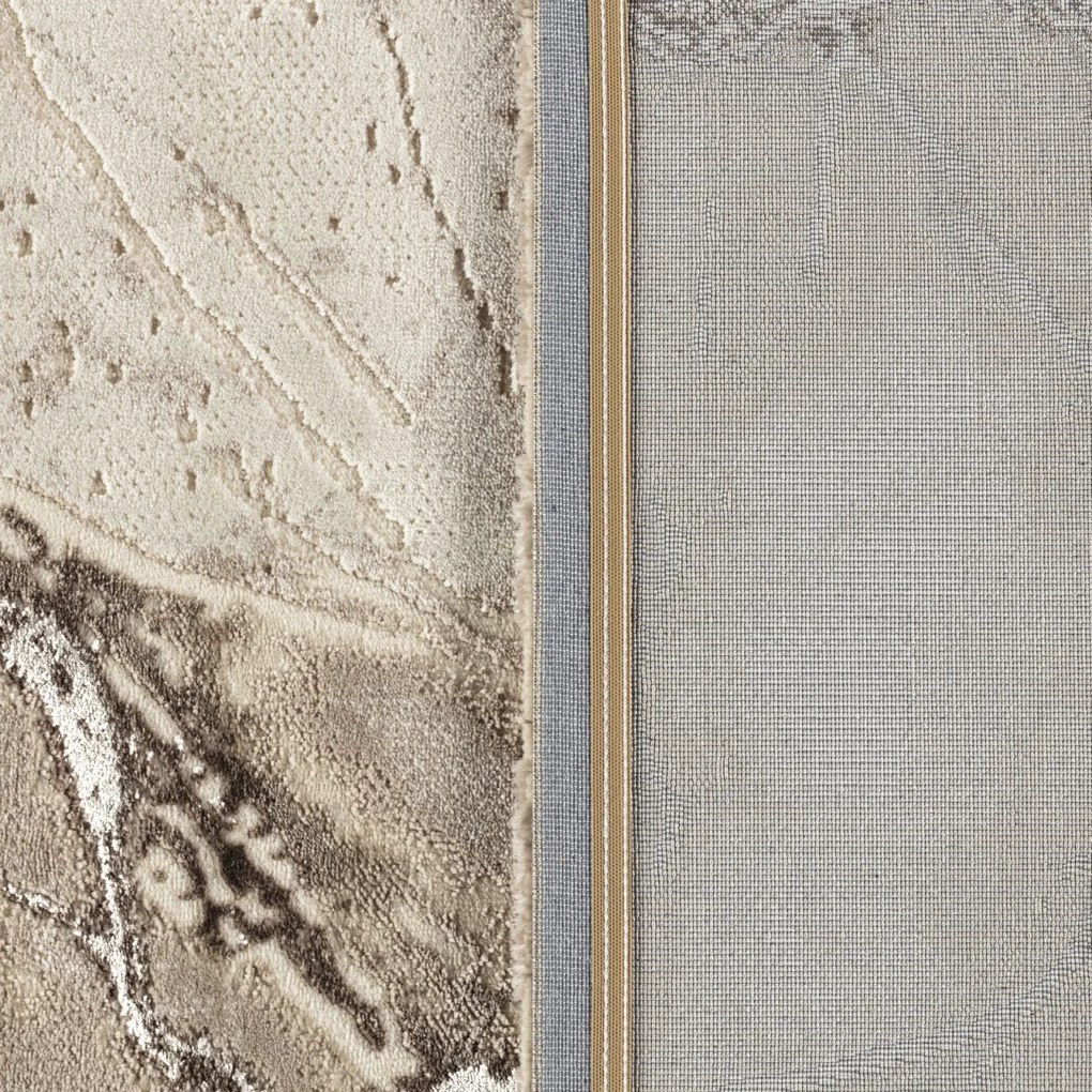 Covor Modern Living , Dormitor Dreptunghiular Marmara T159A Crem Bej (Alege dimensiunea: 150 x 230)