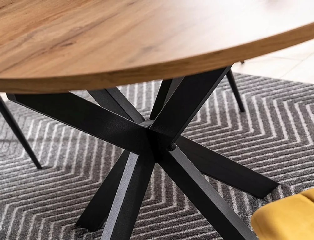 Masa extensibila de dining GASTON 100(135)X100 cm, decor stejar artisan