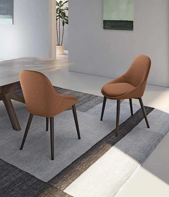 STONES Scaun din material textil 58cm X 49cm H. 85cm | Aosom Romania