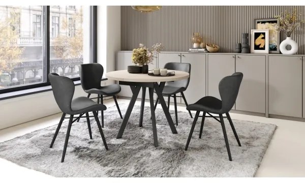 Masă de dining ARTUR bej/negru