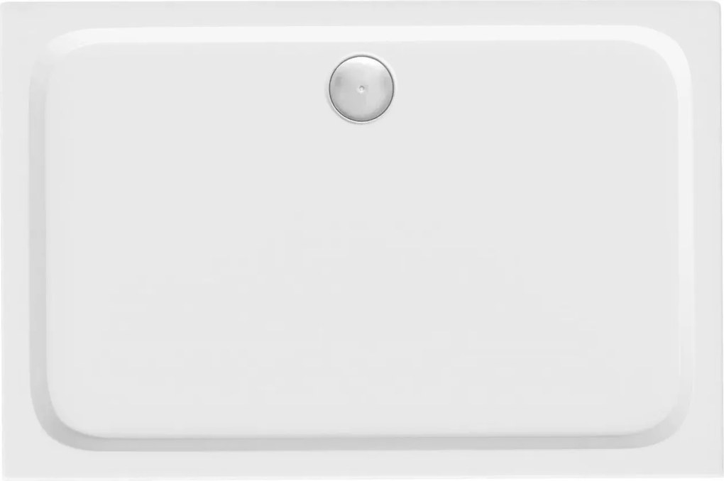 Cada pentru dus din acril Rea Belmond White 80x100