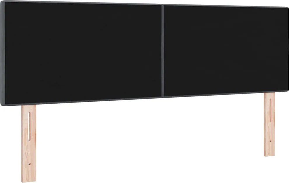 vidaXL Tăblie cap Gri închis 160 cm Catifea