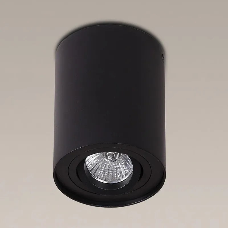 Plafonier, Spot aplicat negru, diam.9,5cm, BASIC ROUND 200 82 03 01 MX