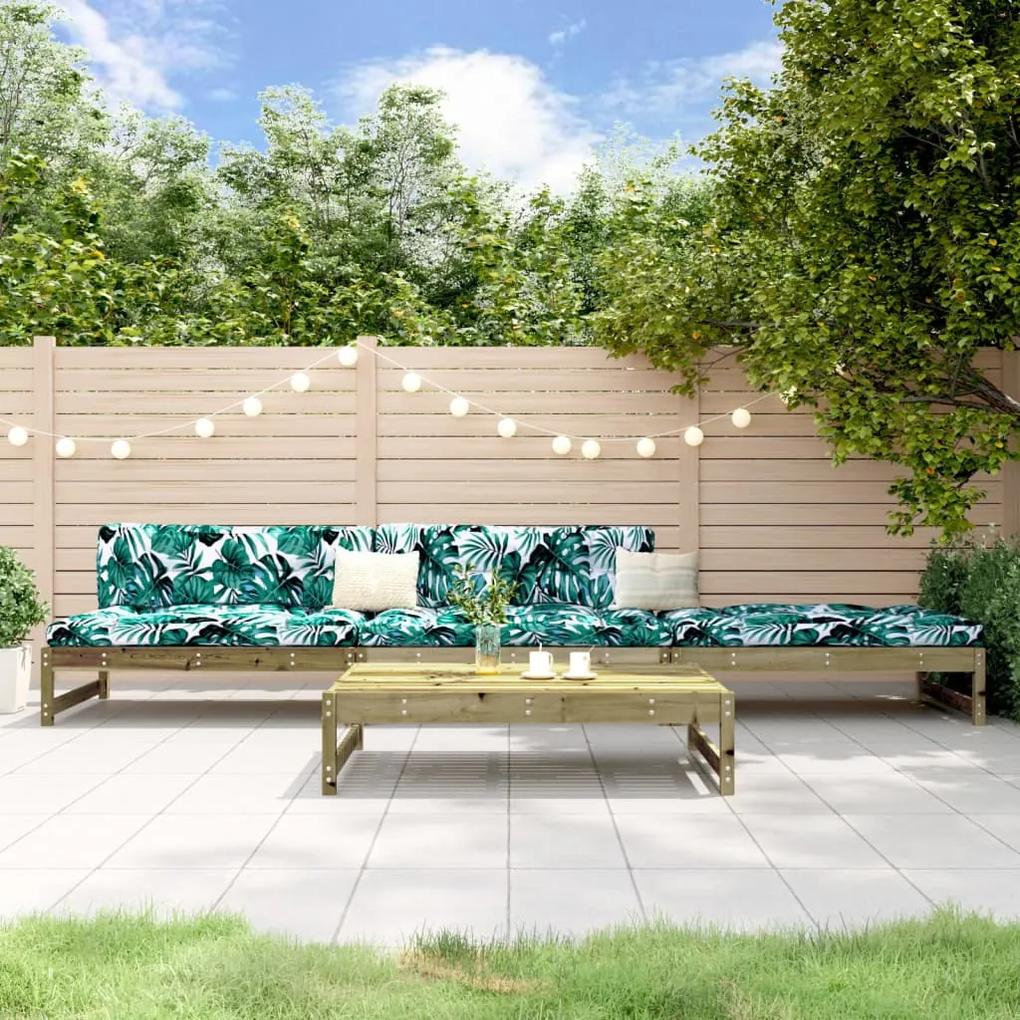 3186598 vidaXL Set mobilier relaxare de grădină, 4 piese, lemn de pin tratat