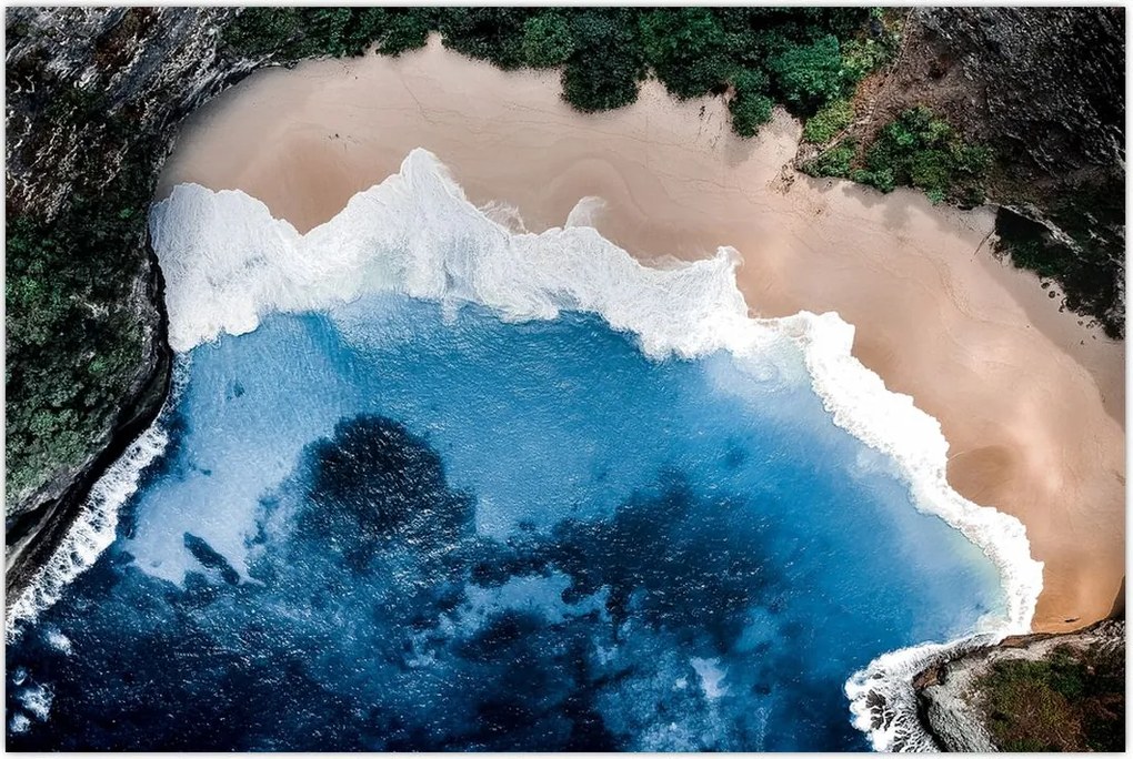 Tablou cu plaja Nusa Penida, Indonesia (90x60 cm)