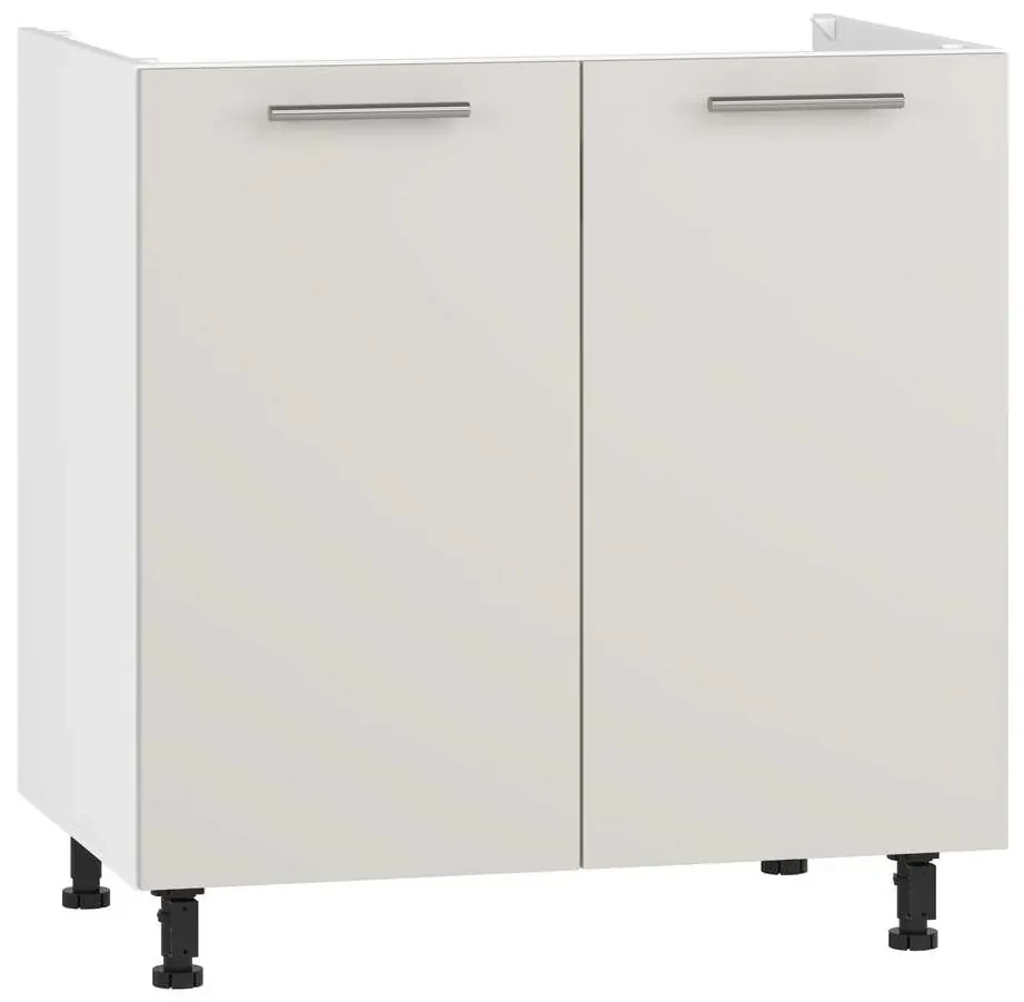 Dulap de jos Vento DK-80/82, alb / crem