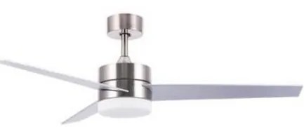 Ventilator LED de tavan Zambelis 19134 LED/15W/230V 3000/4000/6000K crom + telecomandă