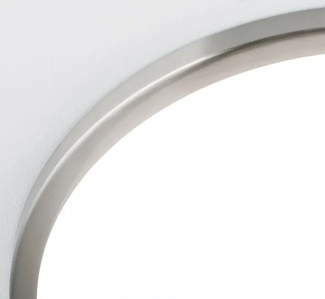Plafoniera LED moderna LEROX 40cm crom satin