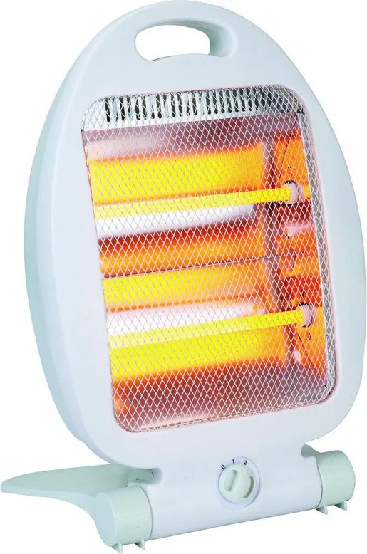 Soba cu cuarț Elite EQH-06, 800 W, 2 trepte, protecție la răsturnare, albă