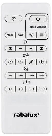 Rabalux - Plafonieră LED RGB dimabilă cu senzor LED/28W/230V + telecomandă