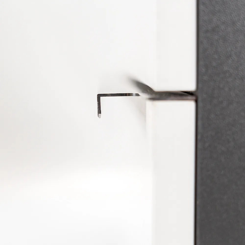 Dulap inferior Vario Trim 120 cu lavoar antracit-alb