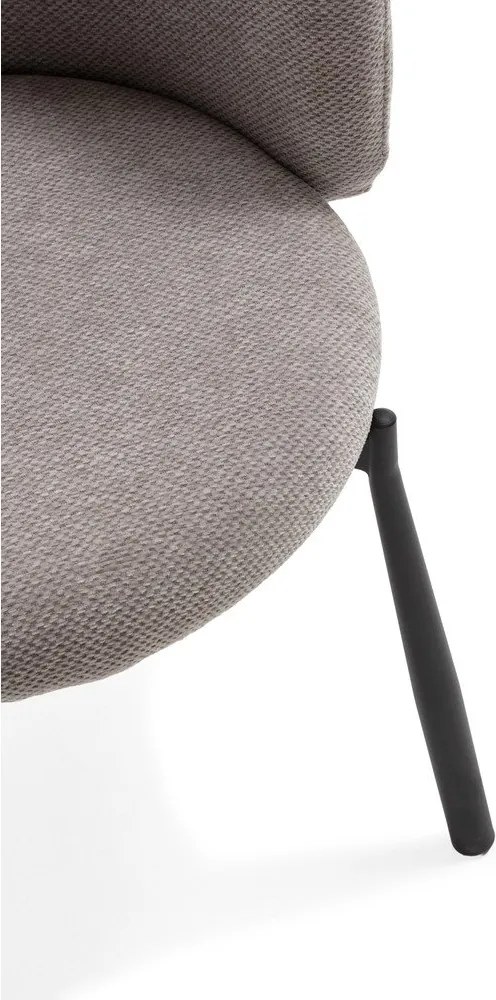 Set de scaune de sufragerie gri 2 buc. tapițat Ginny – MOME