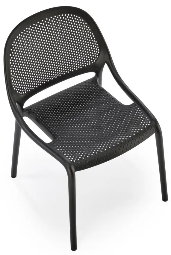 Scaun plastic K532 negru