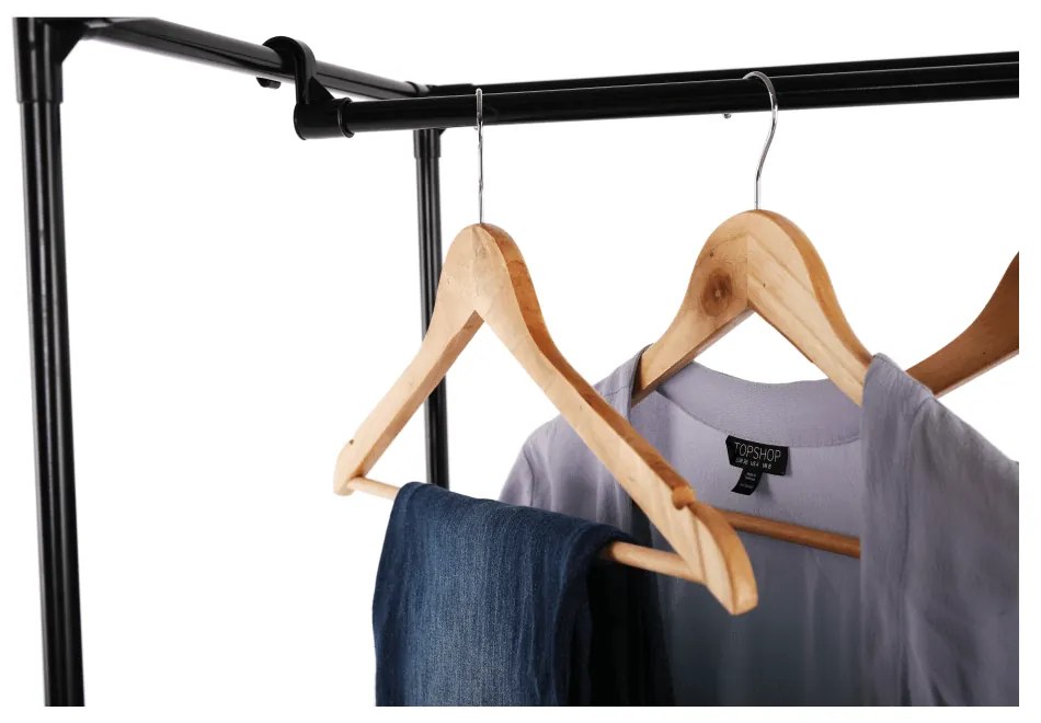 Raft multifuncţional pentru dulap, negru, EFREN