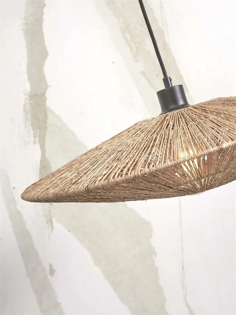 Lampa de podea eco din iuta Iguazu S 40cm, alb/ natur