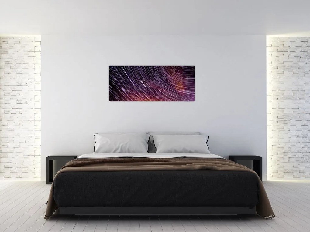 Tablou cu stele șterse pe cer (120x50 cm)