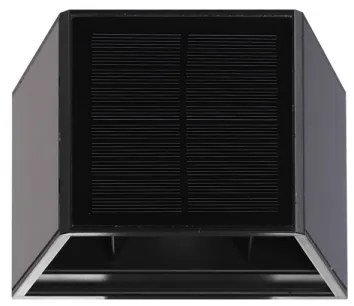 Aplică LED solară Brilagi SOLAR CUBE LED/2W/3,2V 1300 mAh IP54