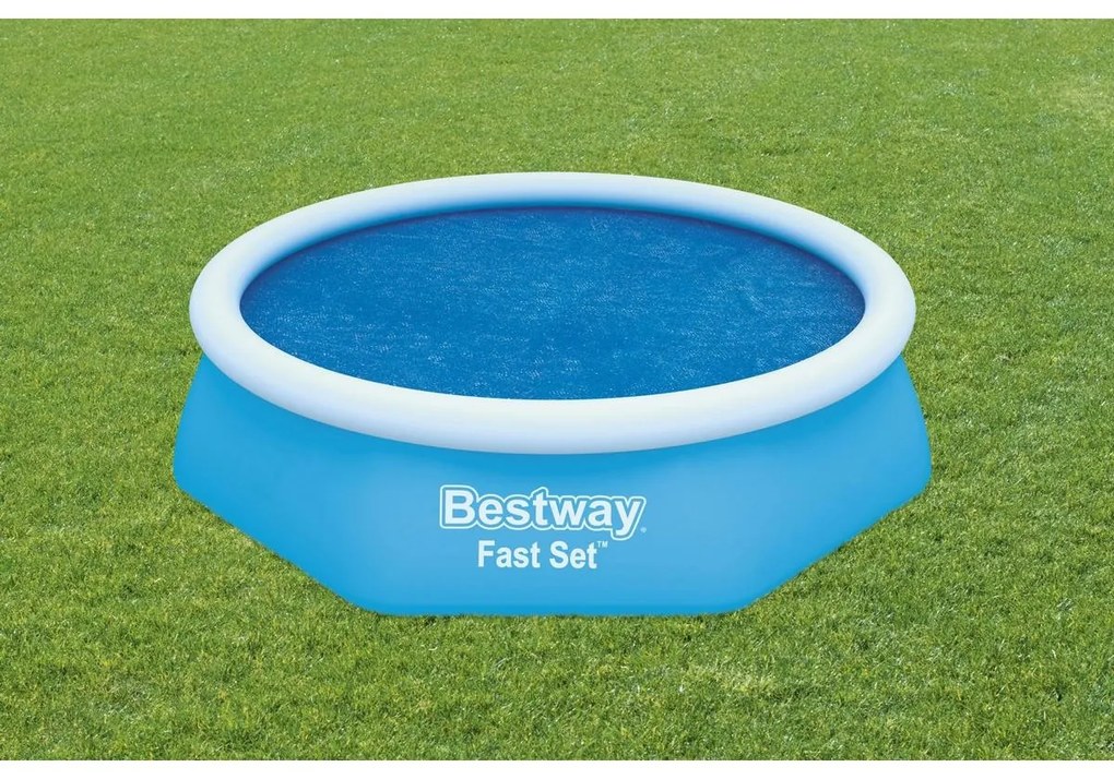 Prelată Bestway solară pentru piscină circulară, diam. 244 cm