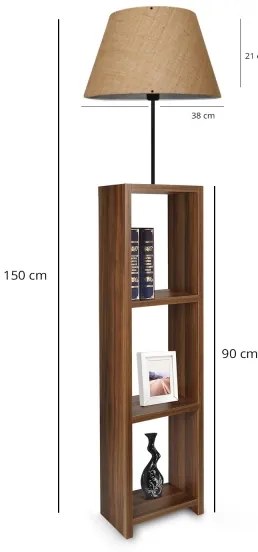 Lampadar AYD 1xE27/40W/230V maro