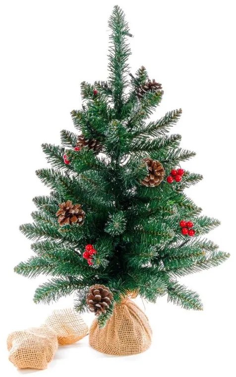 Pom de Crăciun cu luminițe - 60 cm, 30 LED-uri