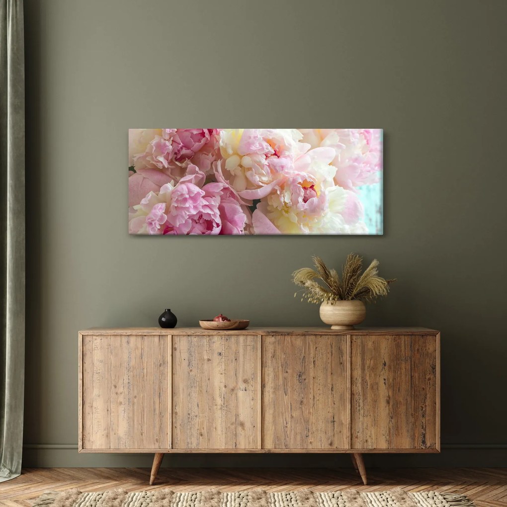 Tablou - Bujori (120x50 cm)