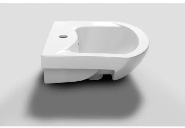 Aqualine - Lavoar încastrat ZERO 45,5 x 40 cm, ceramică, alb