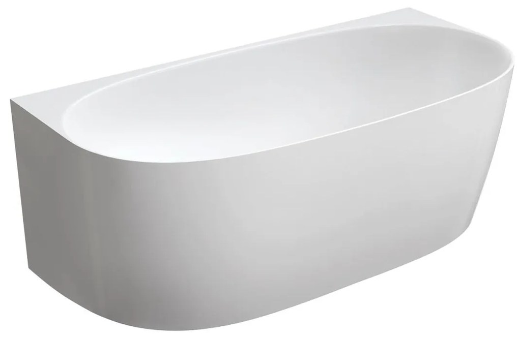Omnires Valencia M+ cada de perete 158x77 cm ovala alb VALENCIASWPBP