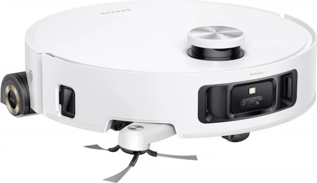 Aspirator robot Dreame Aqua10 Roller RLH31CE-WH, 30.000 Pa, 3,5/4 L, Camere AI, Iluminare LED, Control vocal, Spalare cu apa calda, Alb