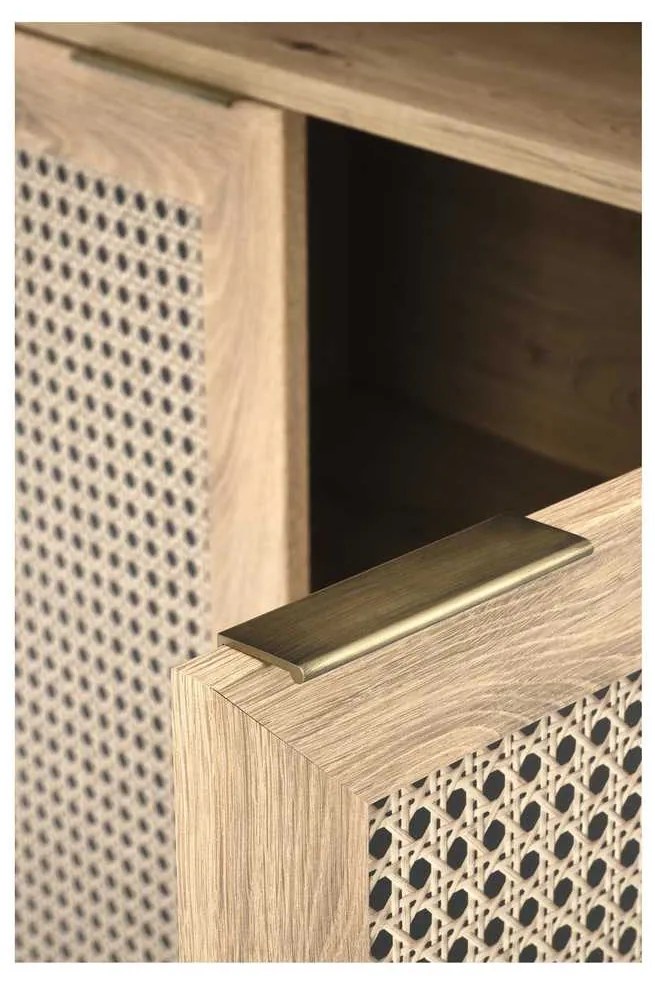 Dulap cu rafturi Rustico, stejar artisan