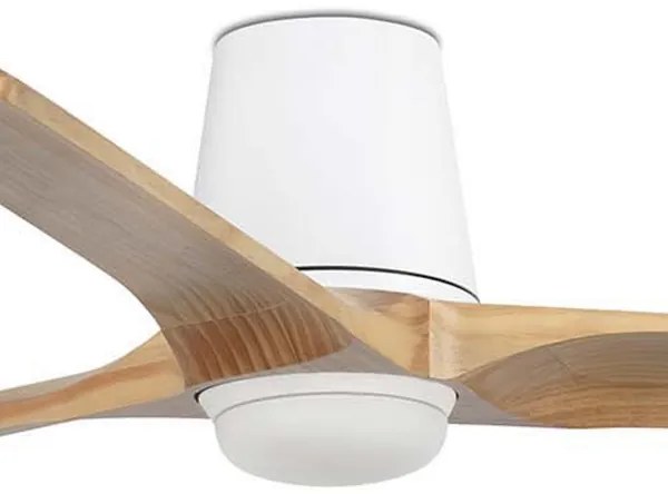 FARO 33838WT-1TW-LED HEYWOOD TUBL cu dimmer și ventilator, 10W/230V, pin/alb, Ø132 cm WT+DO