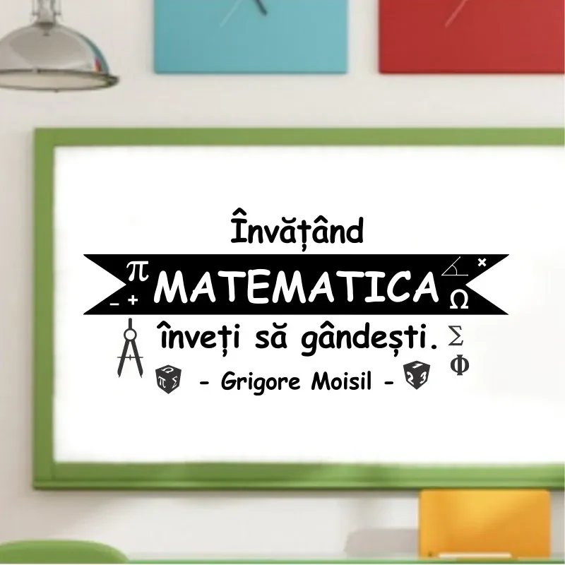 Sticker perete Matematica